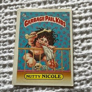 Trading Card - Nutty Nicole 1985 50b
